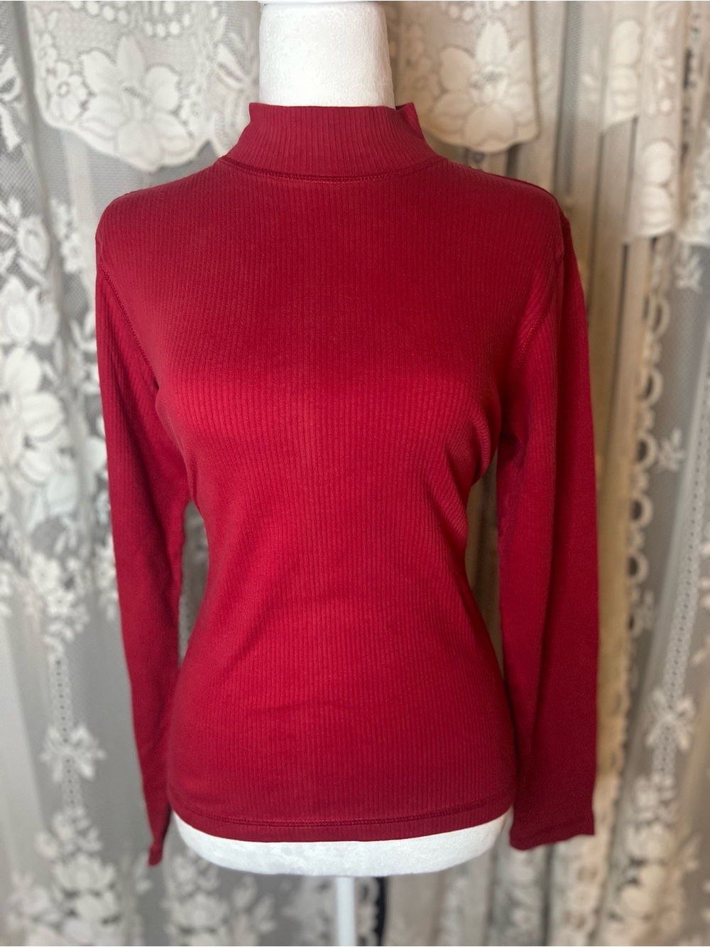 Vintage Made in Canada Northern Reflections Ribbed Turtleneck Sweater Small